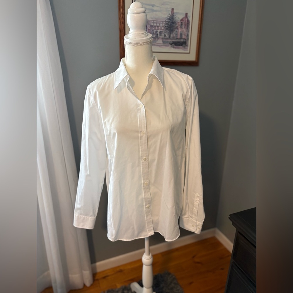 Chaps Crisp White Dress Shirt